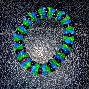 VARIETY OF COLORS BEADED BRACELET